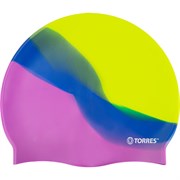 {{photo.Alt || photo.Description || 'Torres FLAT Шапочка для плавания Желтый/Синий/Фиолетовый'}}