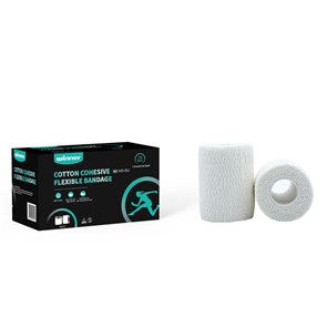 {{photo.Alt || photo.Description || 'Winner COTTON COHESIVE FLEXIBLE BANDAGE 7,5см x 4,5м Тейп спортивный когезивный Белый'}}