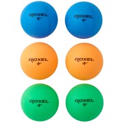 {{photo.Alt || photo.Description || 'Roxel 1* TACTIC Мячи для настольного тенниса (6 шт) Разноцветный'}}