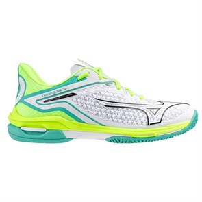 Mizuno WAVE EXCEED TOUR 6 AC (W) Кроссовки теннисные женские Белый/Зеленый