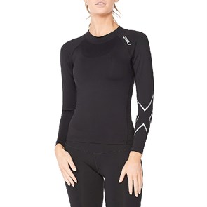 {{photo.Alt || photo.Description || '2XU IGNITION COMPRESSION (W) Компрессионный лонгслив женский Черный'}}