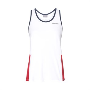 {{photo.Alt || photo.Description || 'Head CLUB TANK TOP (W) Майка теннисная женская Белый/Черный/Красный'}}