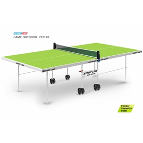{{photo.Alt || photo.Description || 'Start Line GAME PCP 6034-4 Теннисный стол всепогодный с сеткой Зеленый'}}