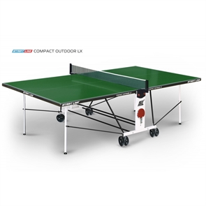 {{photo.Alt || photo.Description || 'Start Line COMPACT-2 LX 6044-11 Теннисный стол всепогодный с сеткой Зеленый'}}