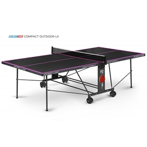 {{photo.Alt || photo.Description || 'Start Line COMPACT-2 LX BLACK 6044-13 Теннисный стол всепогодный с сеткой Черный'}}