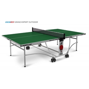{{photo.Alt || photo.Description || 'Start Line GRAND EXPERT 4 6044-8 Теннисный стол всепогодный с сеткой Зеленый'}}
