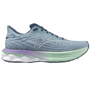 {{photo.Alt || photo.Description || 'Mizuno WAVE SKYRISE 6 (W) Кроссовки беговые женские Серый/Зеленый'}}