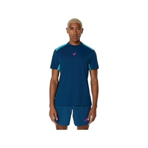 {{photo.Alt || photo.Description || 'Asics PADEL COURT SS TOP Футболка теннисная Темно-синий/Голубой'}}