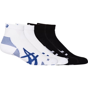 {{photo.Alt || photo.Description || 'Asics 2PPK CUSHIONING RUN QUARTER SOCK Носки беговые (2 пары) Черный/Белый/Синий'}}