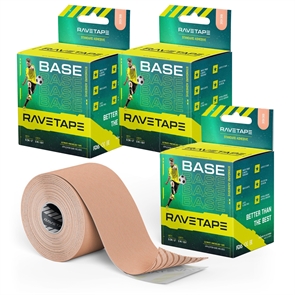 {{photo.Alt || photo.Description || 'RaveTape BASE 5см×5м Кинезиотейп Телесный (3 шт)'}}