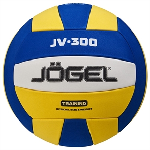 {{photo.Alt || photo.Description || 'Jögel JV-300 TRAINING 2025 Мяч волейбольный Синий/Желтый/Белый'}}