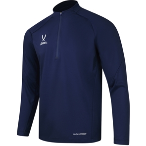 {{photo.Alt || photo.Description || 'Jögel PREMIER PERFORMPROOF 1/4 ZIP WIND TOP Джемпер ветрозащитный Темно-синий'}}