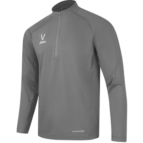 {{photo.Alt || photo.Description || 'Jögel PREMIER PERFORMPROOF 1/4 ZIP WIND TOP Джемпер ветрозащитный Серый'}}