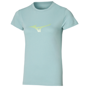 {{photo.Alt || photo.Description || 'Mizuno Athletics RB Tee(W) Футболка женская Голубой'}}