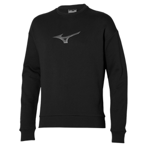 {{photo.Alt || photo.Description || 'Mizuno ATHLETICS RB CREW Свитшот Черный'}}