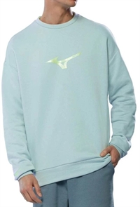 {{photo.Alt || photo.Description || 'Mizuno ATHLETICS RB CREW Свитшот Голубой'}}