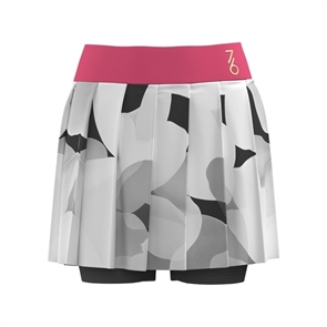 {{photo.Alt || photo.Description || '7/6 NATA SKIRT &quot;GREY BLOSSOM/PINK&quot; Юбка теннисная женская Серый/Черный/Розовый'}}