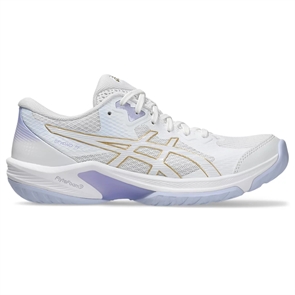 {{photo.Alt || photo.Description || 'Asics BEYOND FF (W) Кроссовки волейбольные женские Белый/Золотой/Фиолетовый'}}