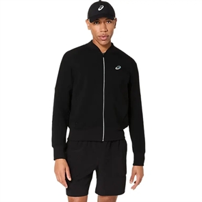 {{photo.Alt || photo.Description || 'Asics MATCH JACKET NIGHT ENERGY Ветровка теннисная Черный'}}