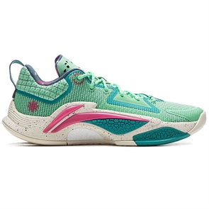 {{photo.Alt || photo.Description || 'Li-Ning BAD5 DOMINATOR I Кроссовки баскетбольные Зеленый/Розовый'}}