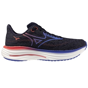 Mizuno WAVE RIDER 29 (W) Кроссовки беговые женские Черный/Синий/Оранжевый