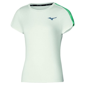 {{photo.Alt || photo.Description || 'Mizuno FRONTIER T-SHIRT (W) Футболка теннисная женская Белый/Голубой'}}