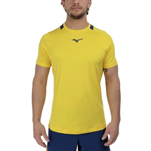 {{photo.Alt || photo.Description || 'Mizuno LOGO T-SHIRT Футболка теннисная Желтый/Синий'}}