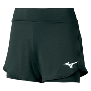{{photo.Alt || photo.Description || 'Mizuno FLEX SHORT (W) Шорты теннисные женские Черный/Белый'}}
