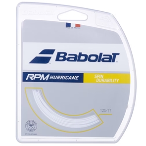 {{photo.Alt || photo.Description || 'Babolat RPM HURRICANE Теннисная струна 12м Белый'}}
