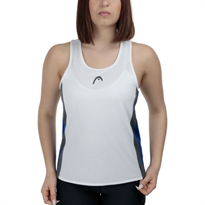 {{photo.Title}} {{photo.Alt || photo.Description || 'Head CLUB 25 TECH TANK TOP (W) Майка теннисная женская Белый/Серый/Темно-синий'}}