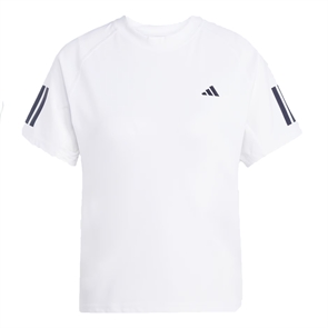 {{photo.Title}} {{photo.Alt || photo.Description || 'Adidas CLUB TENNIS CLIMACOOL 3-STRIPES (W) Футболка теннисная женская Белый/Черный'}}