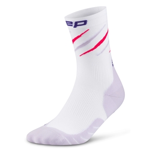 {{photo.Alt || photo.Description || 'CEP CORE RUN CLAW MID CUT COMPRESSION SOCKS Компрессионные носки Белый/Фиолетовый'}}