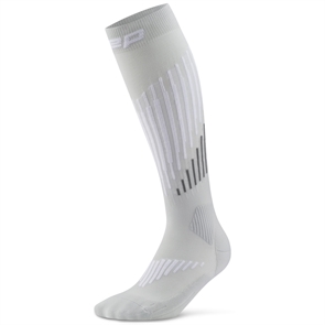 {{photo.Alt || photo.Description || 'CEP CORE RUN MERINO TALL COMPRESSION SOCKS Компрессионные гольфы Серый/Белый'}}
