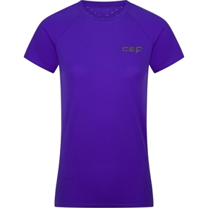 {{photo.Alt || photo.Description || 'CEP ULTRALIGHT SHORT SLEEVE SHIRT (W) Футболка беговая женская Фиолетовый'}}