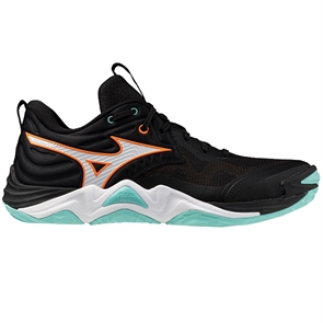 {{photo.Alt || photo.Description || 'Mizuno WAVE MOMENTUM ELITE Кроссовки волейбольные Черный/Мятный'}}