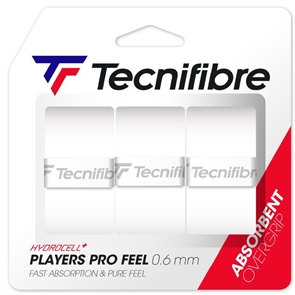 {{photo.Alt || photo.Description || 'Tecnifibre PLAYERS PRO FEEL 0.6mm Овергрип (3 шт) Белый'}}
