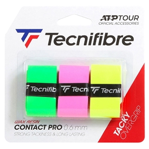 {{photo.Alt || photo.Description || 'Tecnifibre CONTACT PRO 0.6mm ASSORTED Овергрип (3 шт) Мультицвет'}}