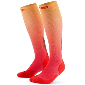 {{photo.Alt || photo.Description || 'CEP CORE RUN EDT. GRADIENT TALL COMPRESSION SOCKS 5.0 Компрессионные гольфы Оранжевый/Красный'}}