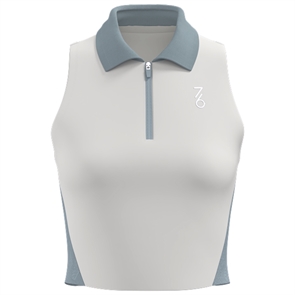 {{photo.Alt || photo.Description || '7/6 KRIS TOP "ANTARCTICA" Топ теннисный женский Белый/Голубой'}}