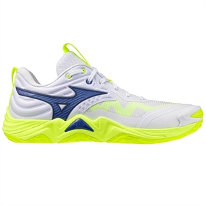 {{photo.Alt || photo.Description || 'Mizuno WAVE MOMENTUM ELITE Кроссовки волейбольные Белый/Темно-синий/Желтый'}}