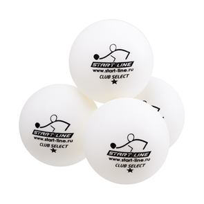 {{photo.Alt || photo.Description || 'Start Line CLUB SELECT 1* NEW Мячи для настольного тенниса Белый'}}