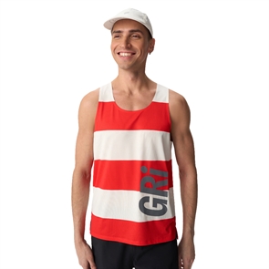 {{photo.Alt || photo.Description || 'Gri SS26-09M-WR МАЯК Майка беговая Белый/Красный'}}