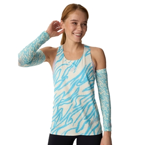 {{photo.Alt || photo.Description || 'Gri SS26-06W-MB СТАРТ (W) Майка беговая женская Молочный/Голубой'}}