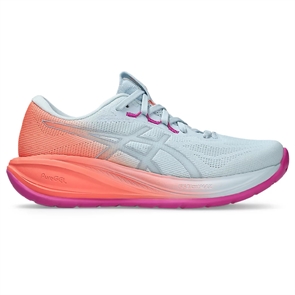 {{photo.Alt || photo.Description || 'Asics GEL-CUMULUS 28 SUNNY SIZZLE (W) Кроссовки беговые женские Голубой/Оранжевый'}}