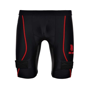 {{photo.Alt || photo.Description || 'Big Boy ELITE LINE Шорты компрессионные с защитой паха Черный/Красный'}}