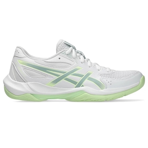 {{photo.Alt || photo.Description || 'Asics GEL-ROCKET 12 (W) Кроссовки волейбольные женские Белый/Зеленый'}}