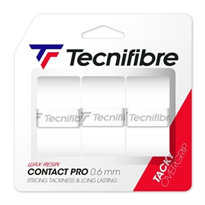 {{photo.Alt || photo.Description || 'Tecnifibre CONTACT PRO 0.6mm BLANC Овергрип (3 шт) Белый'}}