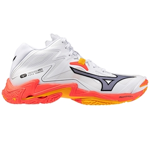 {{photo.Alt || photo.Description || 'Mizuno WAVE LIGHTNING Z8 MID Кроссовки волейбольные Белый/Оранжевый'}}