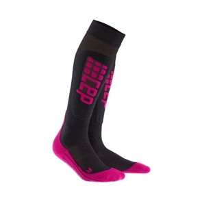 {{photo.Alt || photo.Description || 'CEP C23W RACE Компрессионные гольфы для горнолыжного спорта женские Черный/Розовый'}}