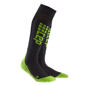 {{photo.Alt || photo.Description || 'CEP C23W RACE Компрессионные гольфы для горнолыжного спорта женские Черный/Зеленый'}}